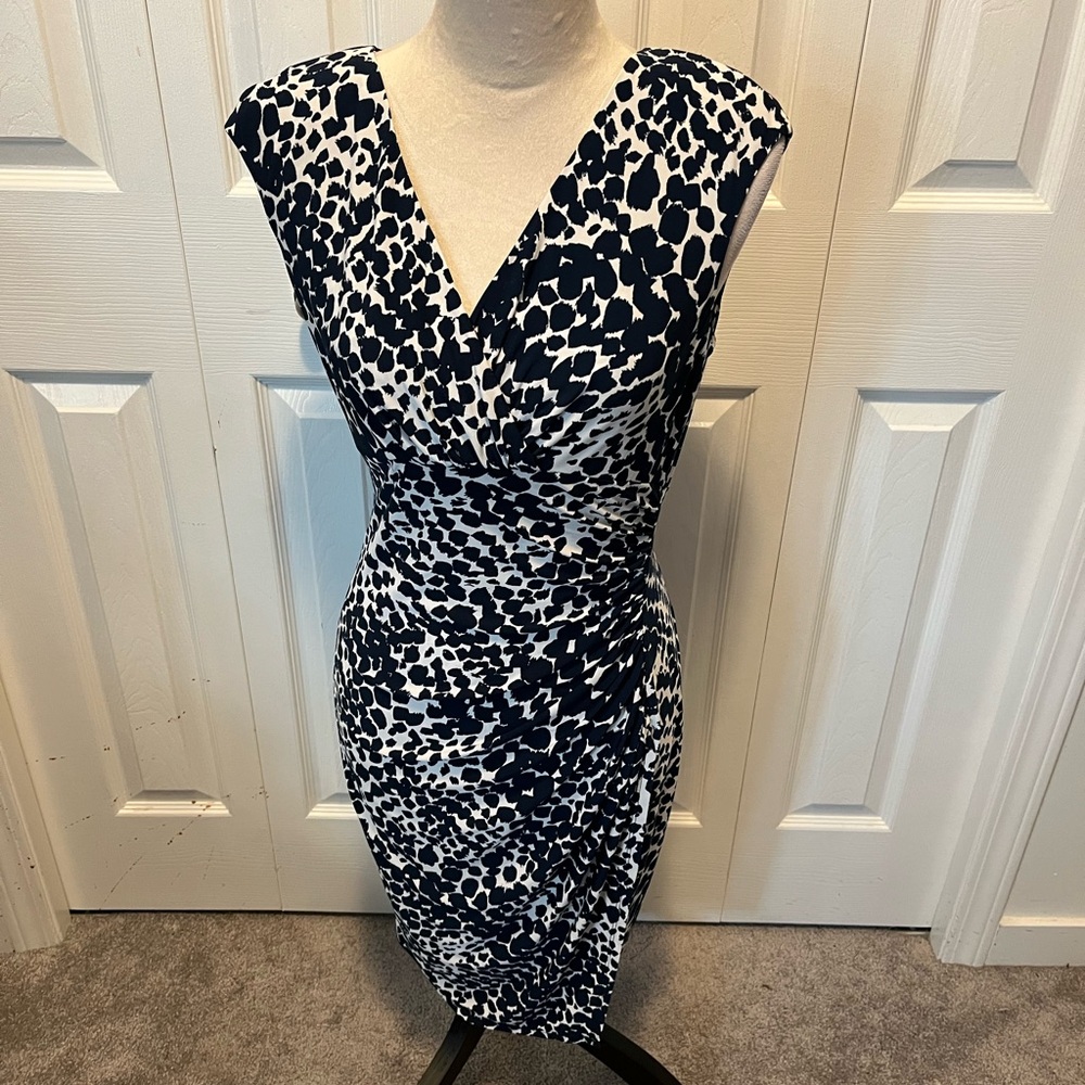Lauren Ralph Lauren size 6 Elegant Black and White Women's Dress